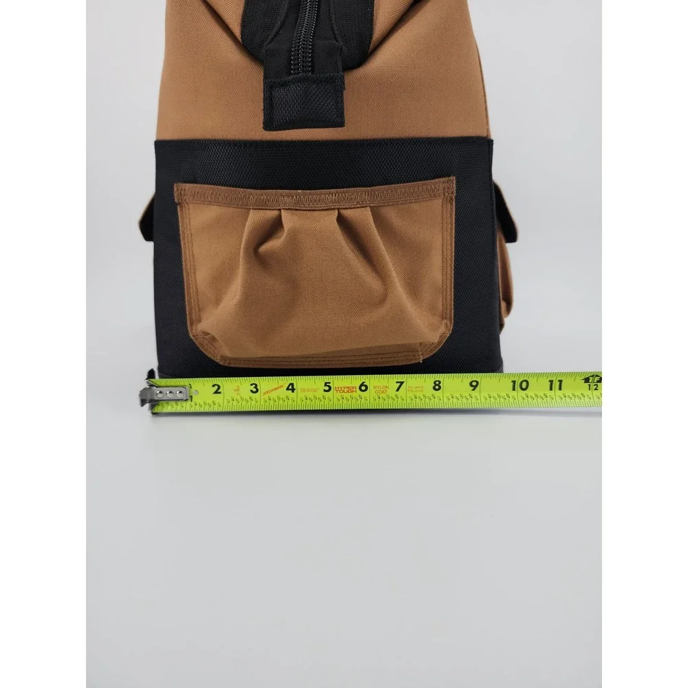 Duluth Trading Co Fire Hose HD Large Lunchbox Insulated Cooler Bag Brown Black